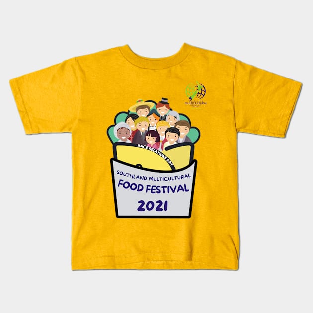 food fest 21 Kids T-Shirt by Roger D